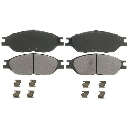 Wagner Brakes Semi-Met Disc Pad Set, Zx803 ZX803
